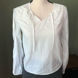 Sweet light blouse with detailing